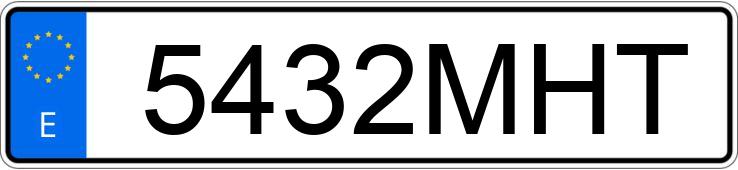 Numer rejestracyjny 5432MHT posiada JEEP AVENGER