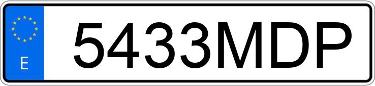 Numer rejestracyjny 5433MDP posiada HYUNDAI I20