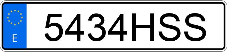 Numer rejestracyjny 5434HSS posiada RENAULT MEGANE Numer rejestracyjny 5434HSS posiada RENAULT MEGANE