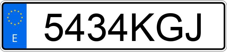 Numer rejestracyjny 5434KGJ posiada RENAULT KADJAR Numer rejestracyjny 5434KGJ posiada RENAULT KADJAR