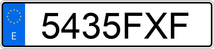 Numer rejestracyjny 5435FXF posiada SKODA SCOUT