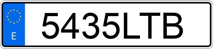 Numer rejestracyjny 5435LTB posiada BMW SERIE 3 Numer rejestracyjny 5435LTB posiada BMW SERIE 3