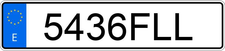 Numer rejestracyjny 5436FLL posiada MINI MINI