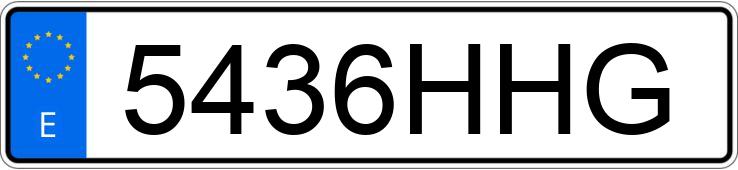 Numer rejestracyjny 5436HHG posiada OPEL ZAFIRA