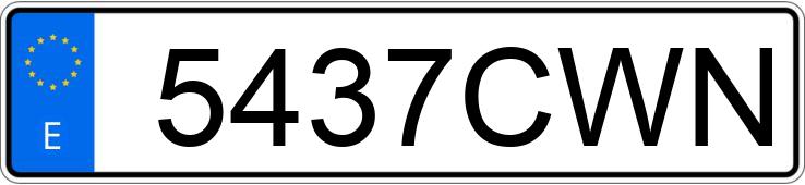 Numer rejestracyjny 5437CWN posiada FORD FOCUS C-MAX