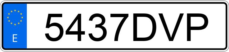 Numer rejestracyjny 5437DVP posiada FORD TRANSIT 280 MIXTO C 100
