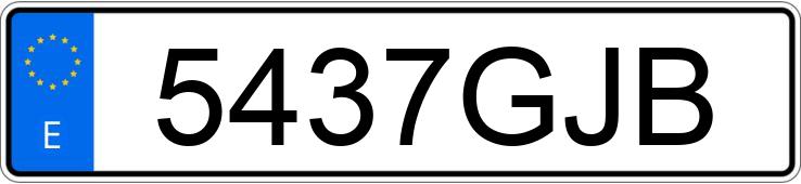 Numer rejestracyjny 5437GJB posiada MITSUBISHI GALANT Numer rejestracyjny 5437GJB posiada MITSUBISHI GALANT