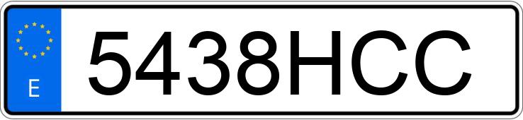 Numer rejestracyjny 5438HCC posiada ALFA ROMEO GIULIETTA Numer rejestracyjny 5438HCC posiada ALFA ROMEO GIULIETTA