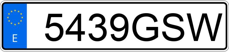 Numer rejestracyjny 5439GSW posiada CITROEN JUMPER