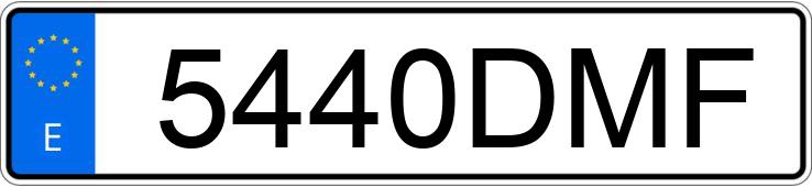 Numer rejestracyjny 5440DMF posiada CITROEN JUMPER