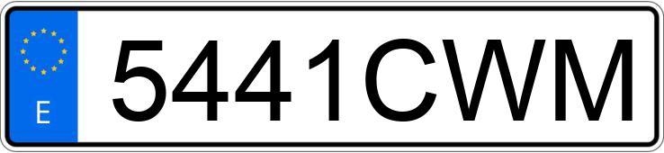 Numer rejestracyjny 5441CWM posiada FIAT STILO