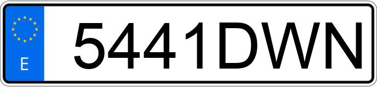 Numer rejestracyjny 5441DWN posiada MITSUBISHI COLT Numer rejestracyjny 5441DWN posiada MITSUBISHI COLT