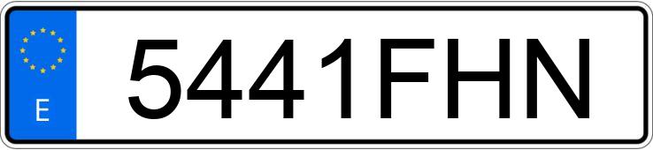 Numer rejestracyjny 5441FHN posiada PEUGEOT 207