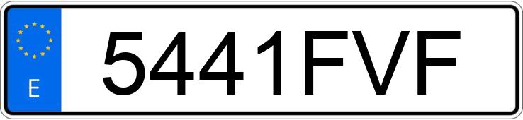 Numer rejestracyjny 5441FVF posiada CITROEN C4