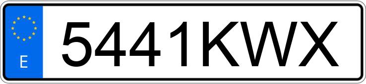 Numer rejestracyjny 5441KWX posiada LAND ROVER RANGE ROVER SPORT