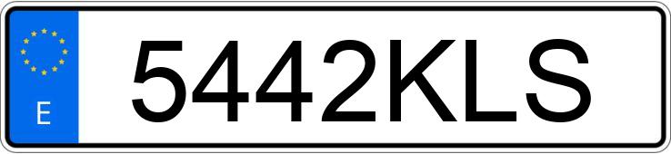 Die Registrierungsnummer 5442KLS hat RENAULT CLIO
