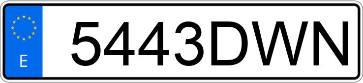 Numer rejestracyjny 5443DWN posiada OPEL CORSA Numer rejestracyjny 5443DWN posiada OPEL CORSA