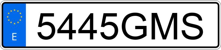 Numer rejestracyjny 5445GMS posiada SEAT IBIZA Numer rejestracyjny 5445GMS posiada SEAT IBIZA