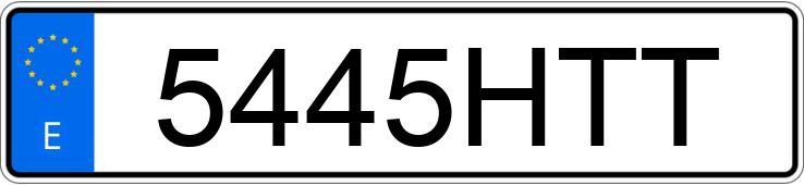 Numer rejestracyjny 5445HTT posiada PEUGEOT 3008