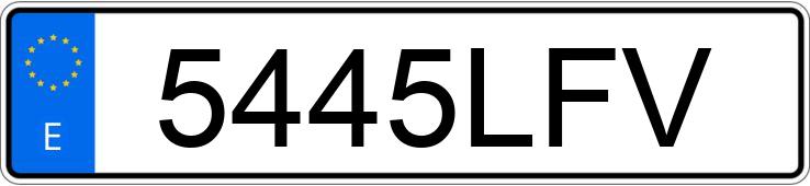 Numer rejestracyjny 5445LFV posiada CITROEN C3