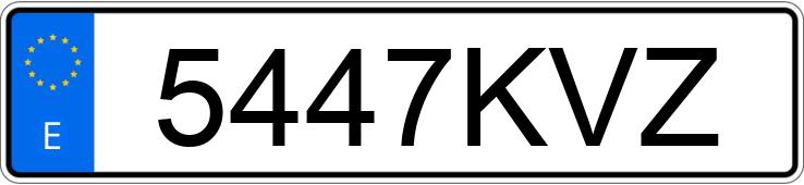 Numer rejestracyjny 5447KVZ posiada SKODA KODIAQ