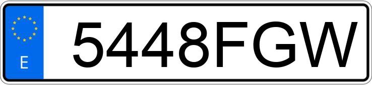 Numer rejestracyjny 5448FGW posiada PEUGEOT 407