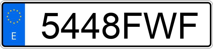 Numer rejestracyjny 5448FWF posiada RENAULT KANGOO Numer rejestracyjny 5448FWF posiada RENAULT KANGOO