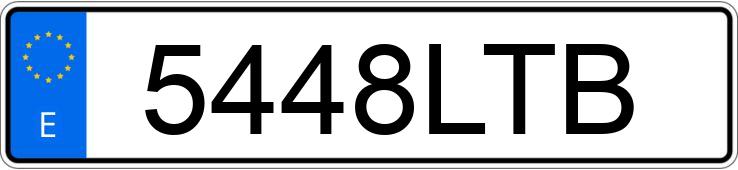 Numer rejestracyjny 5448LTB posiada BMW IX