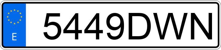 Numer rejestracyjny 5449DWN posiada BMW SERIE 3 Numer rejestracyjny 5449DWN posiada BMW SERIE 3