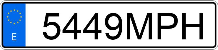 Numer rejestracyjny 5449MPH posiada HONDA CB 500 Numer rejestracyjny 5449MPH posiada HONDA CB 500