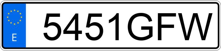 Numer rejestracyjny 5451GFW posiada RENAULT CLIO Numer rejestracyjny 5451GFW posiada RENAULT CLIO