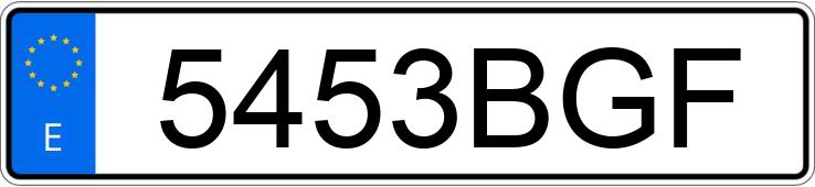 Numer rejestracyjny 5453BGF posiada SKODA FABIA Numer rejestracyjny 5453BGF posiada SKODA FABIA