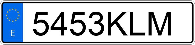 Numer rejestracyjny 5453KLM posiada BMW SERIE 2