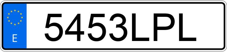 El número de registro 5453LPL tiene SEAT LEON El número de registro 5453LPL tiene SEAT LEON
