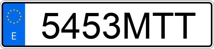 Numer rejestracyjny 5453MTT posiada SEAT IBIZA Numer rejestracyjny 5453MTT posiada SEAT IBIZA