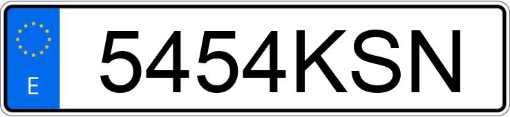 Numer rejestracyjny 5454KSN posiada RENAULT CLIO