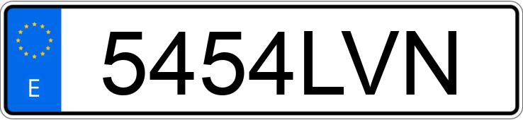 Numer rejestracyjny 5454LVN posiada TOYOTA YARIS Numer rejestracyjny 5454LVN posiada TOYOTA YARIS