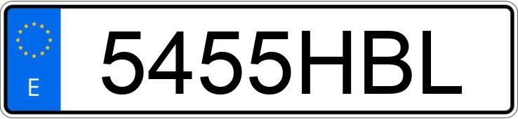 Numer rejestracyjny 5455HBL posiada RENAULT MASTER Numer rejestracyjny 5455HBL posiada RENAULT MASTER