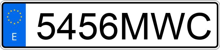 Numer rejestracyjny 5456MWC posiada TOYOTA YARIS CROSS