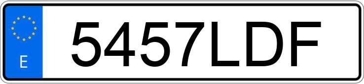 Il numero di registrazione 5457LDF ha HYUNDAI I20 ACTIVE