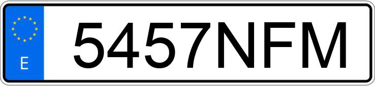 Numer rejestracyjny 5457NFM posiada CITROEN BERLINGO Numer rejestracyjny 5457NFM posiada CITROEN BERLINGO