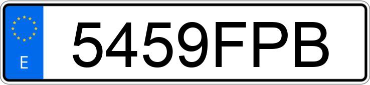 Numer rejestracyjny 5459FPB posiada PEUGEOT 307 Numer rejestracyjny 5459FPB posiada PEUGEOT 307