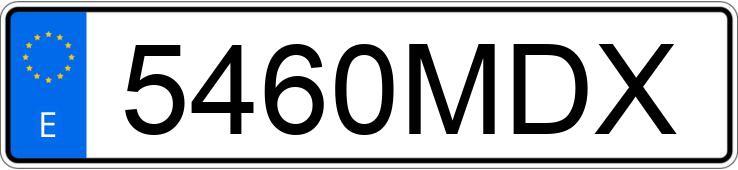 Numer rejestracyjny 5460MDX posiada MERCEDES GLA (247)