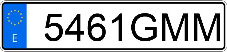 Numer rejestracyjny 5461GMM posiada TOYOTA AVENSIS