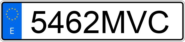 Numer rejestracyjny 5462MVC posiada FORD FOCUS