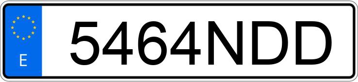 Numer rejestracyjny 5464NDD posiada SEAT IBIZA Numer rejestracyjny 5464NDD posiada SEAT IBIZA