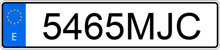 Numer rejestracyjny 5465MJC posiada FORD FIESTA