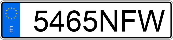 Numer rejestracyjny 5465NFW posiada CITROEN C3