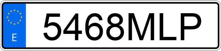 Numer rejestracyjny 5468MLP posiada KIA STONIC