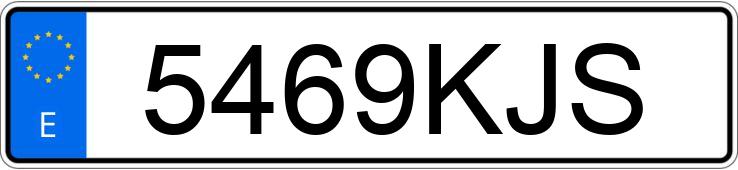 Numer rejestracyjny 5469KJS posiada NISSAN PULSAR